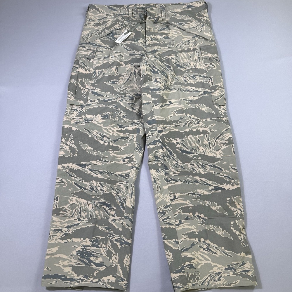 USAF APECS Gore-Tex Nylon Pants Mens Large Long Digital Tiger Camo Trousers NWT